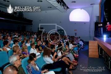 Lorena Aguilera se alza en Telde con el título de Belleza Gay Canarias 2018 (Foto Francisco Javier Santana)